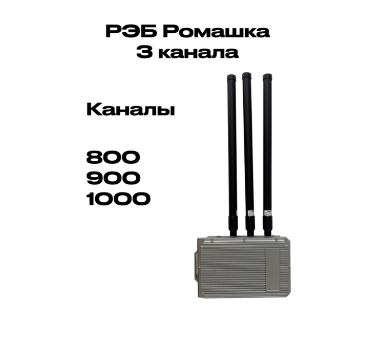 Автомобильный подавитель РЭБ «Ромашка» (3х канальная)